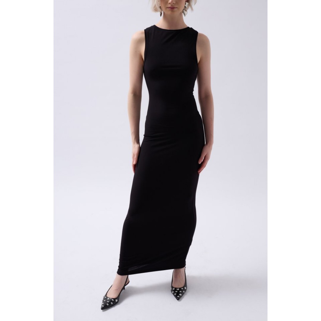 Halter Yaka Maxi Günlük Elbise - 146806 Halter Yaka Maxi Günlük Elbise - 146806