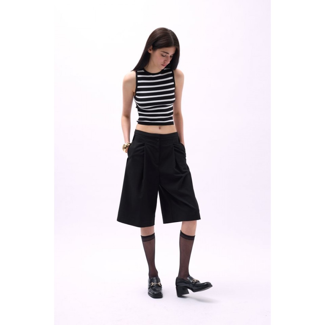 Halter Yaka Çizgili Crop 146812 Halter Yaka Çizgili Crop 146812
