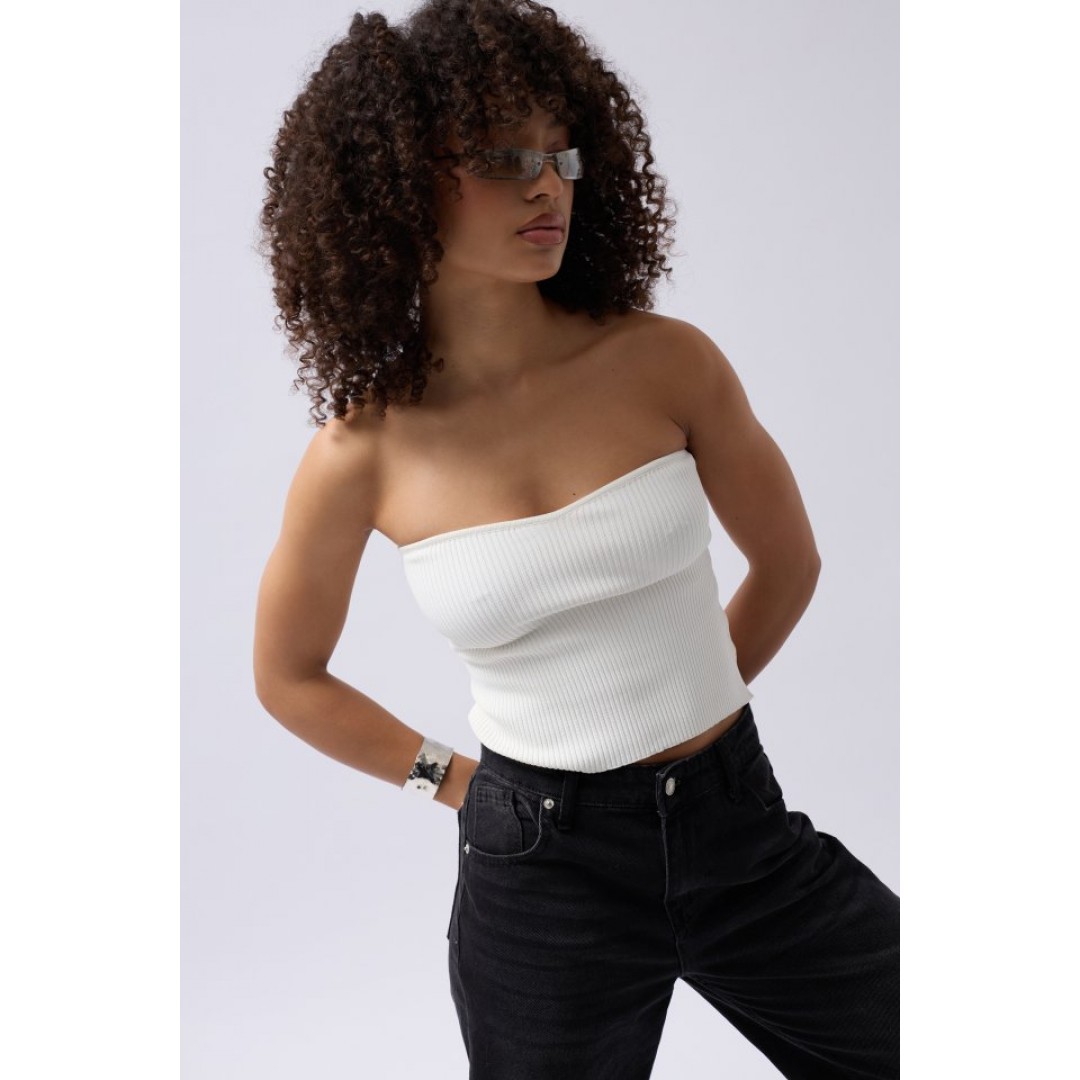 Straplez Dokulu Crop 146813
