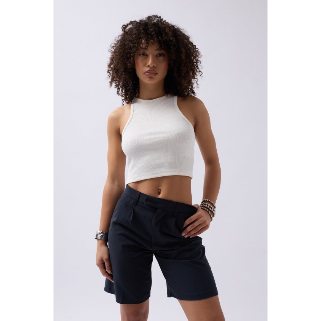 Halter Yaka Crop