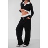 Polo Yaka Garnili Crop Sweatshirt 146825 Polo Yaka Garnili Crop Sweatshirt 146825
