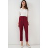 6650 Yüksek Bel Kumaş Pantolon - Bordo 148138 6650 Yüksek Bel Kumaş Pantolon - Bordo 148138