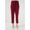 6650 Yüksek Bel Kumaş Pantolon - Bordo 148138 6650 Yüksek Bel Kumaş Pantolon - Bordo 148138