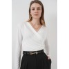 939 Anvelop Yaka Sandy Bluz - Beyaz 148672 939 Anvelop Yaka Sandy Bluz - Beyaz 148672