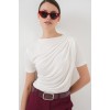 Büzgü Detaylı Kısa Kol Sandy Bluz 945 - Beyaz 150569 Büzgü Detaylı Kısa Kol Sandy Bluz 945 - Beyaz 150569