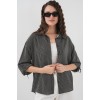 Çizgili Oversize Kısa Kol Gömlek 20296 - Siyah - 150625 Çizgili Oversize Kısa Kol Gömlek 20296 - Siyah - 150625