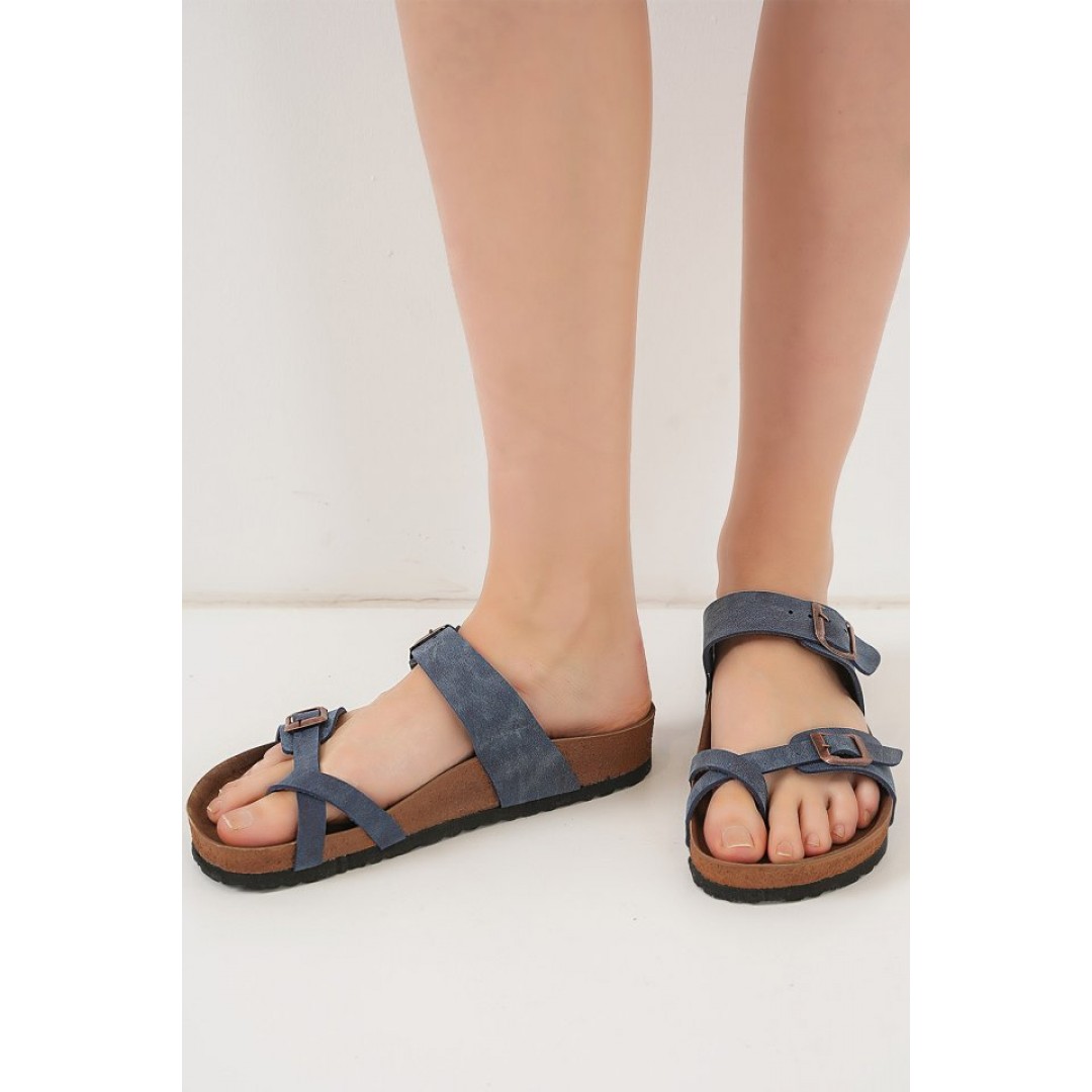 Unisex Ortopedik Terlik 010181 - Lacivert - 153893 Unisex Ortopedik Terlik 010181 - Lacivert - 153893