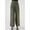 Geniş Paça Pileli Pantolon 6718 - Haki 154134