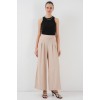 Geniş Paça Pileli Pantolon 6718 - Krem 154136 Geniş Paça Pileli Pantolon 6718 - Krem 154136