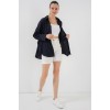 Örme Oversize Gömlek 20264 - Lacivert 154749 Örme Oversize Gömlek 20264 - Lacivert 154749