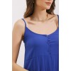 2403 Askılı Midi Elbise - Saks 155530 2403 Askılı Midi Elbise - Saks 155530