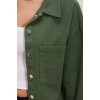 20192 Oversize Gabardin Gömlek Ceket - Haki 156270 20192 Oversize Gabardin Gömlek Ceket - Haki 156270