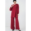 Ayrobin Tunik Pantolon Alt Üst Takım 6712 - Bordo 156614 Ayrobin Tunik Pantolon Alt Üst Takım 6712 - Bordo 156614