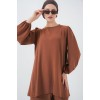 Ayrobin Tunik Pantolon Alt Üst Takım 6712 - Sütlü Kahve 156620 Ayrobin Tunik Pantolon Alt Üst Takım 6712 - Sütlü Kahve 156620