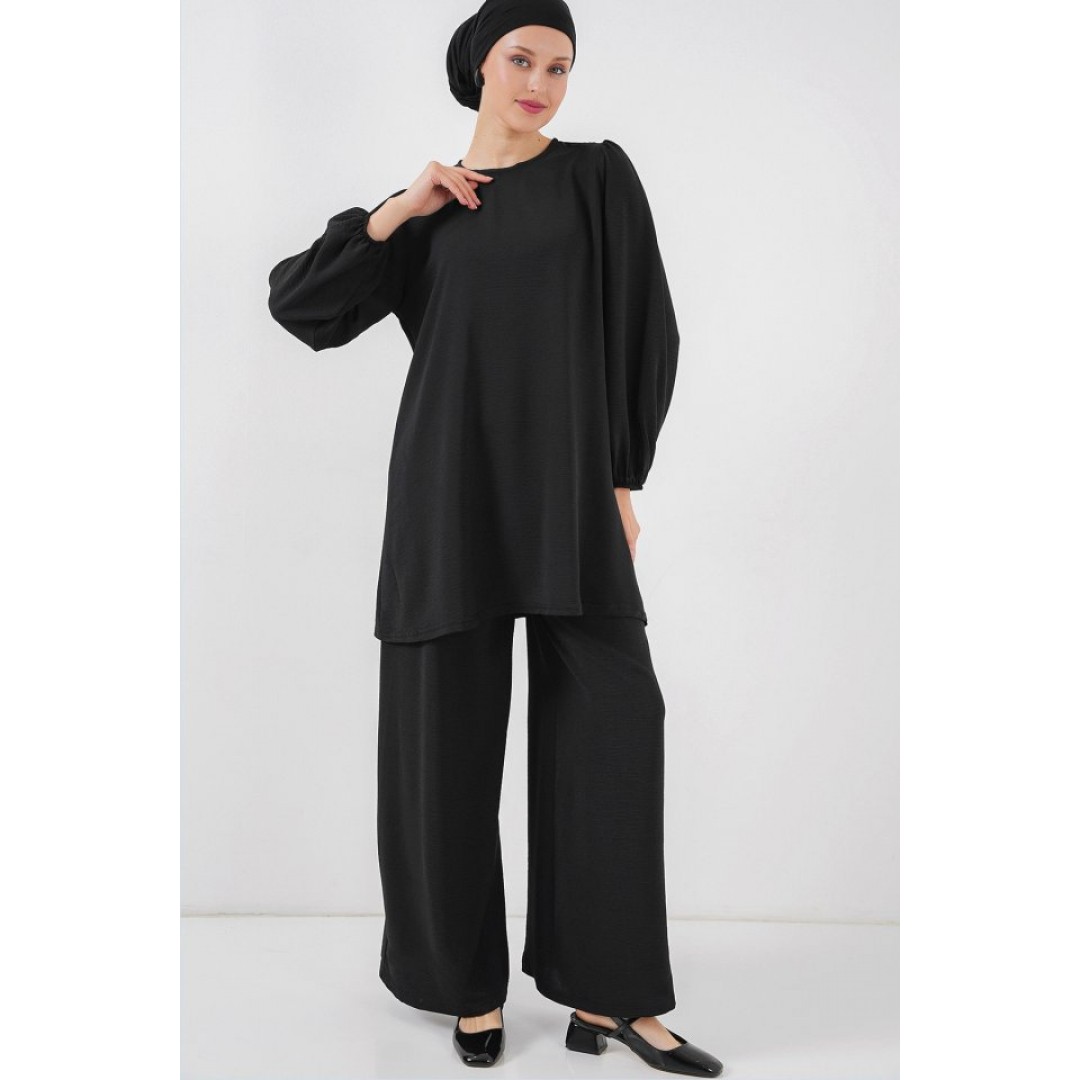Ayrobin Tunik Pantolon Alt Üst Takım 6712 - Siyah - 156626 Ayrobin Tunik Pantolon Alt Üst Takım 6712 - Siyah - 156626