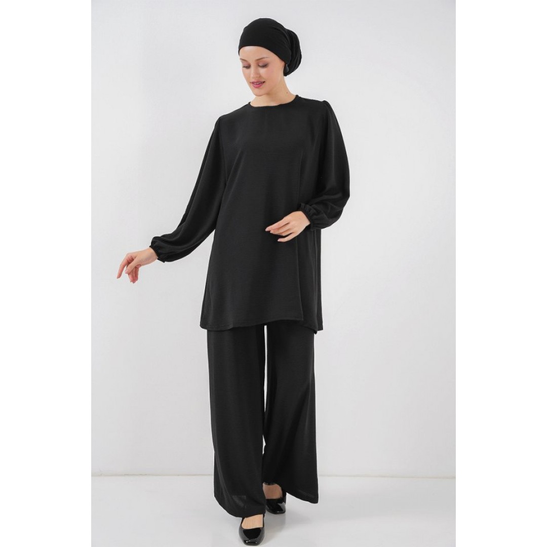 Ayrobin Tunik Pantolon Alt Üst Takım 6712 - Siyah - 156626 Ayrobin Tunik Pantolon Alt Üst Takım 6712 - Siyah - 156626
