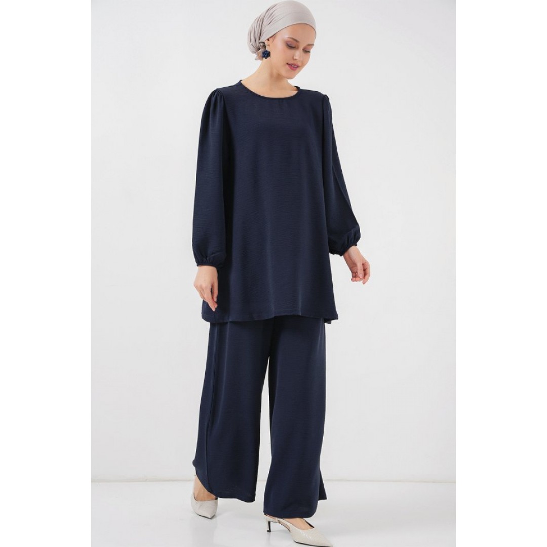 Ayrobin Tunik Pantolon Alt Üst Takım 6712 - Lacivert