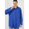 Çizgili Uzun Gömlek Tunik 5963 - Saks - 156781 Çizgili Uzun Gömlek Tunik 5963 - Saks - 156781