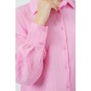 Çizgili Uzun Gömlek Tunik 5963 - Pembe - 156782