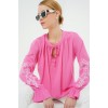 Nakışlı Örme Bluz 941 - Pembe 157647
