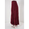 Uzun Kırışık Etek 8042 - Bordo - 159469 Uzun Kırışık Etek 8042 - Bordo - 159469