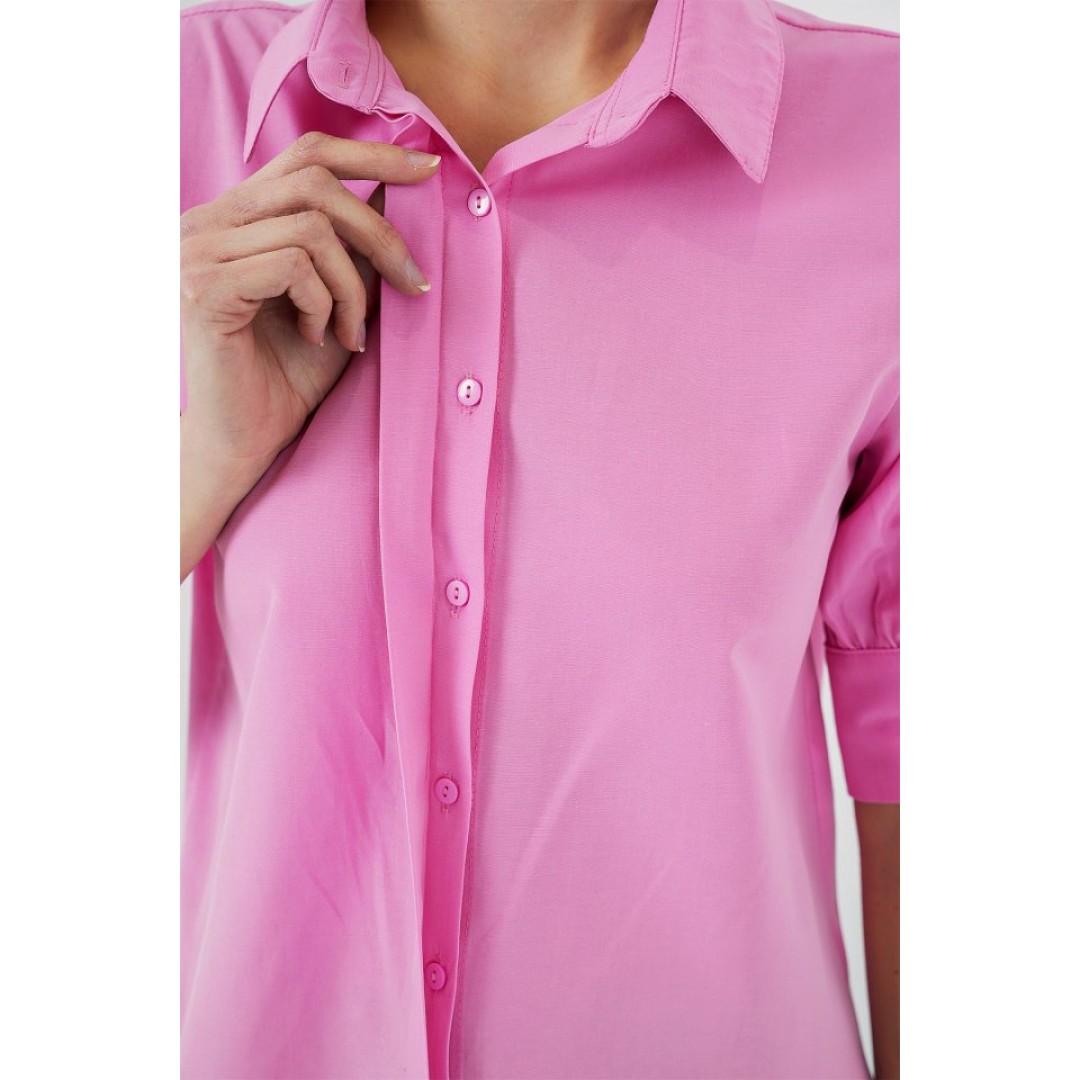 Kısa Kol Gömlek 20312 - Pembe 159617 Kısa Kol Gömlek 20312 - Pembe 159617