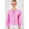 Bebe Yaka Gömlek 20314 - Pembe - 159620 Bebe Yaka Gömlek 20314 - Pembe - 159620