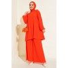 Turuncu Tunik Pantolon Alt Üst Takım 6663 160914 Turuncu Tunik Pantolon Alt Üst Takım 6663 160914