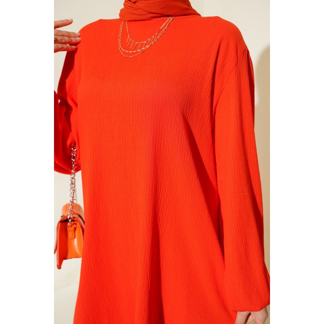 Turuncu Tunik Pantolon Alt Üst Takım 6663 160914 Turuncu Tunik Pantolon Alt Üst Takım 6663 160914