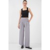 Geniş Paça Pileli Pantolon 6718 - Gri 161374 Geniş Paça Pileli Pantolon 6718 - Gri 161374