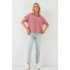 Oversize Kısa Kol Gömlek 20322 - Pembe 161787 Oversize Kısa Kol Gömlek 20322 - Pembe 161787