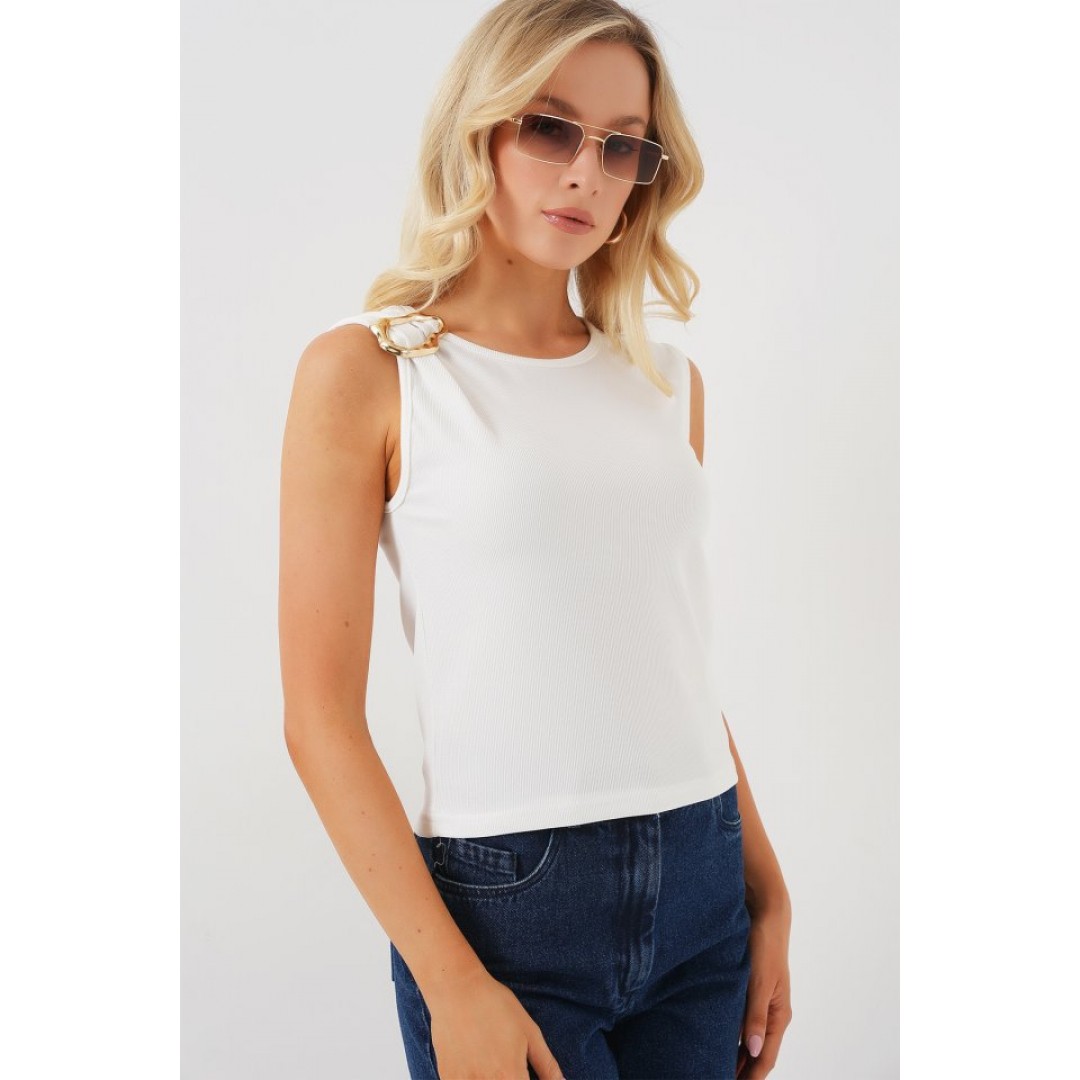 Kolsuz Basic Bluz 935 - Beyaz 161802