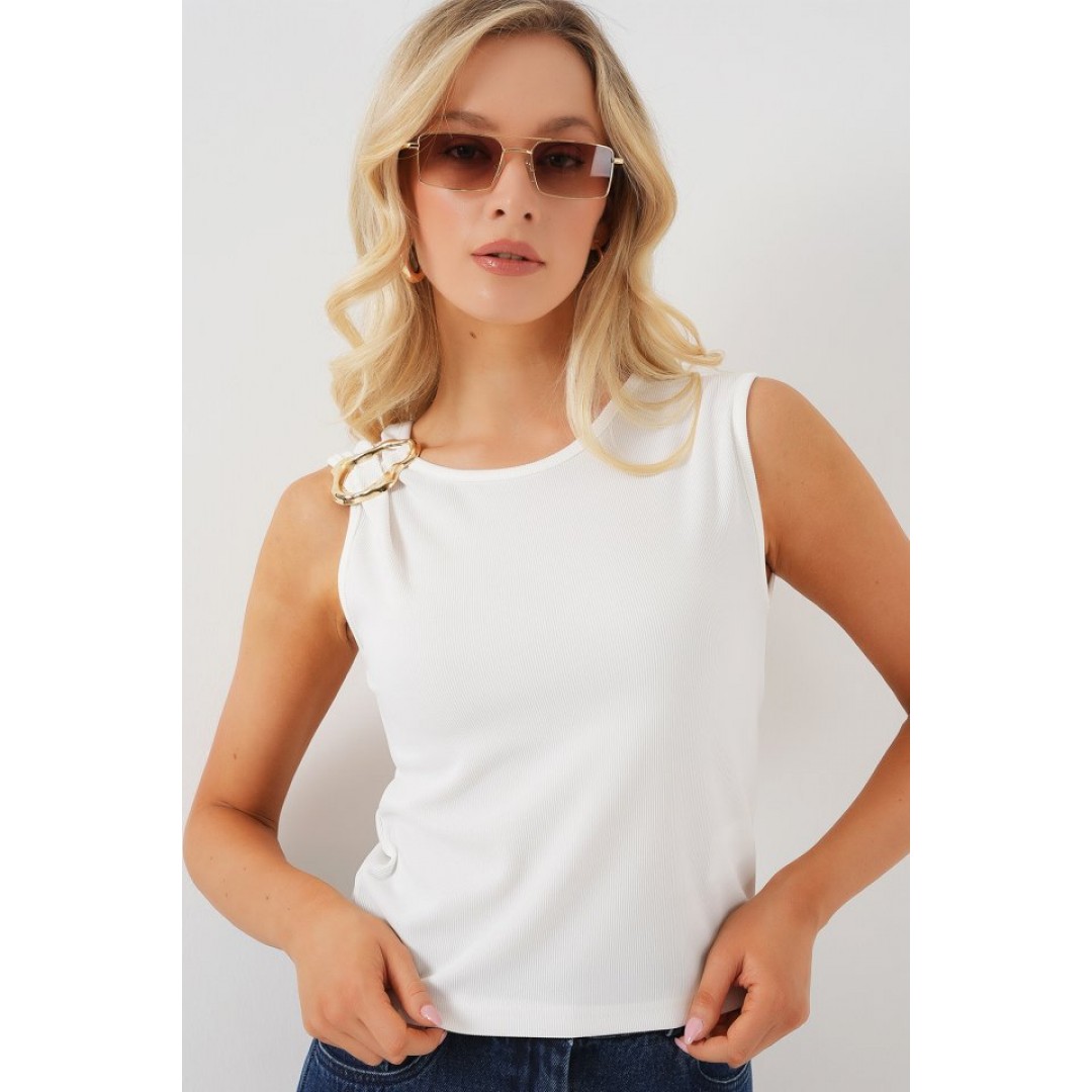 Kolsuz Basic Bluz 935 - Beyaz 161802