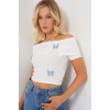 Madonna Yaka Kelebek Detaylı Bluz 957 - Beyaz 161817 Madonna Yaka Kelebek Detaylı Bluz 957 - Beyaz 161817