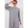 Ayrobin Tunik Pantolon Alt Üst Takım 6712 - Gri 162499 Ayrobin Tunik Pantolon Alt Üst Takım 6712 - Gri 162499