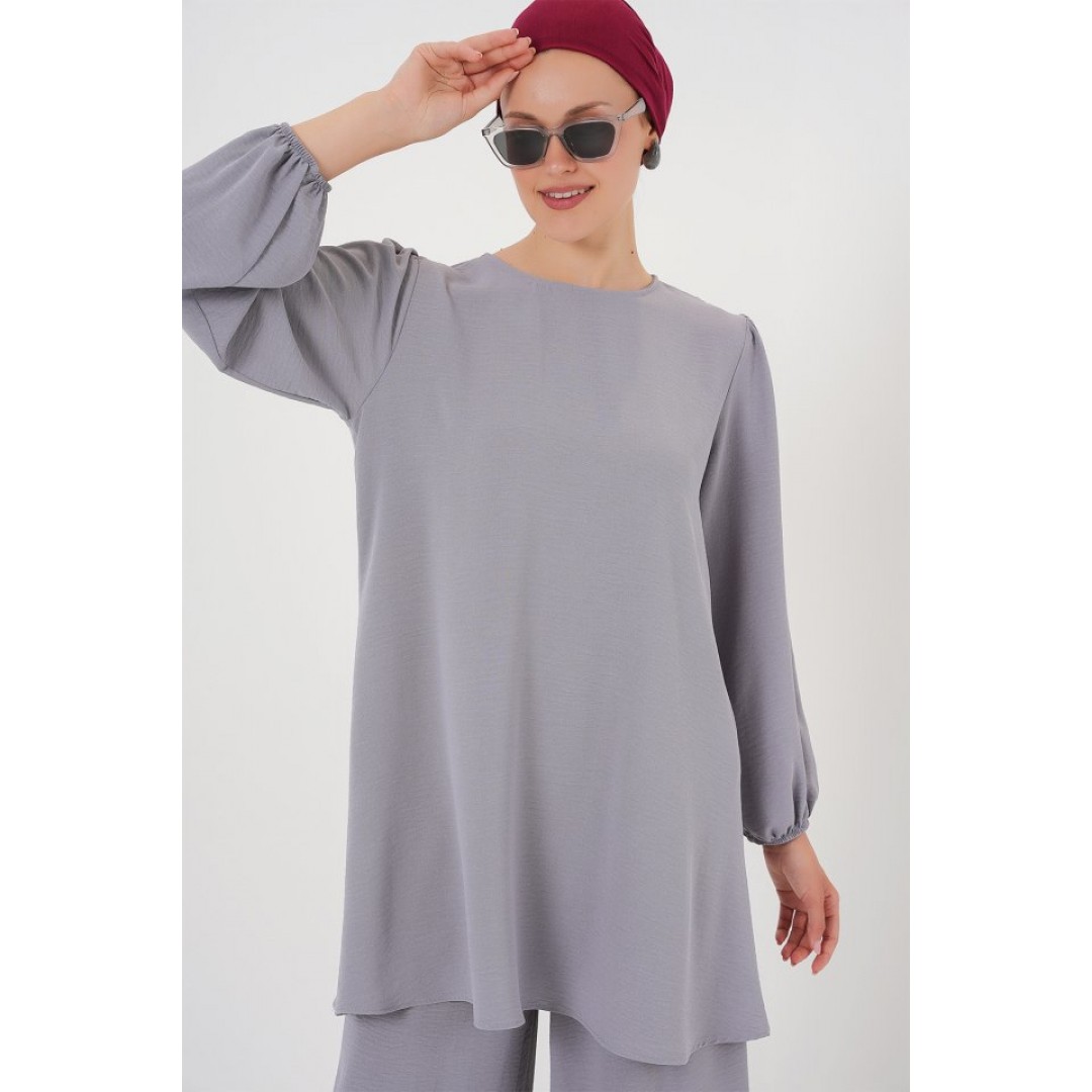 Ayrobin Tunik Pantolon Alt Üst Takım 6712 - Gri 162499 Ayrobin Tunik Pantolon Alt Üst Takım 6712 - Gri 162499