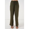 Geniş Paça Keten Pantolon 6735 - Haki 162510 Geniş Paça Keten Pantolon 6735 - Haki 162510