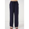 Geniş Paça Keten Pantolon 6735 - Lacivert 162512 Geniş Paça Keten Pantolon 6735 - Lacivert 162512