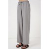 Geniş Paça Keten Pantolon 6735 - Gri 162514 Geniş Paça Keten Pantolon 6735 - Gri 162514