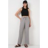 Geniş Paça Keten Pantolon 6735 - Gri 162514 Geniş Paça Keten Pantolon 6735 - Gri 162514