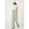 Geniş Paça Keten Pantolon 6735 - E.Yeşil 162519 Geniş Paça Keten Pantolon 6735 - E.Yeşil 162519