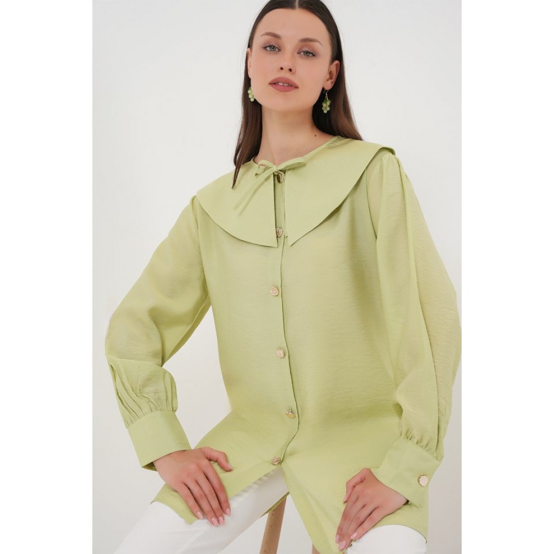 Bebe Yaka Uzun Tunik 5967 - E.Yeşil 162783 Bebe Yaka Uzun Tunik 5967 - E.Yeşil 162783