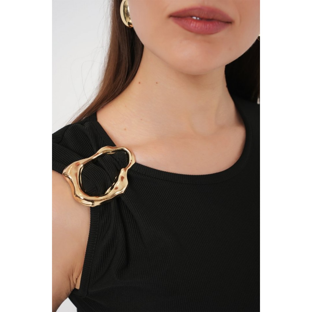 Kolsuz Basic Bluz 935 - Siyah 162786 Kolsuz Basic Bluz 935 - Siyah 162786