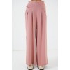 Geniş Paça Pileli Pantolon 6718 - Gül Kurusu 163097 Geniş Paça Pileli Pantolon 6718 - Gül Kurusu 163097