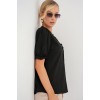 V Yaka Dantelli Bluz 956 - Siyah 163104 V Yaka Dantelli Bluz 956 - Siyah 163104