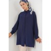 Uzun Gömlek Tunik 5945 - Lacivert 163581 Uzun Gömlek Tunik 5945 - Lacivert 163581