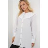 Bebe Yaka Uzun Tunik 5967 - Beyaz 163589 Bebe Yaka Uzun Tunik 5967 - Beyaz 163589