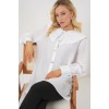 Bebe Yaka Uzun Tunik 5967 - Beyaz 163589 Bebe Yaka Uzun Tunik 5967 - Beyaz 163589