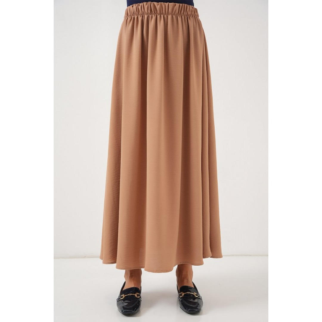 Uzun Ayrobin Etek 8050 - Camel 163606 Uzun Ayrobin Etek 8050 - Camel 163606