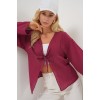 Önü Bağcıklı Bluz 952 - Bordo 163608 Önü Bağcıklı Bluz 952 - Bordo 163608